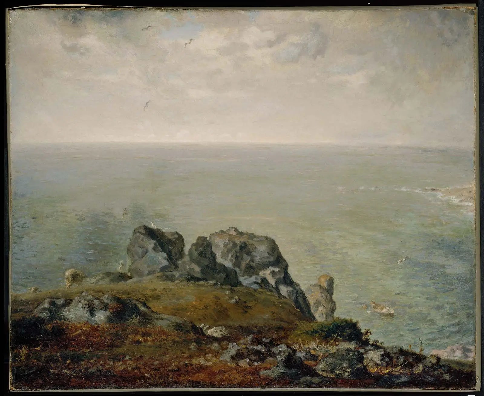 Falaises de Gruchy - Jean-François Millet - Alpha Reproduction