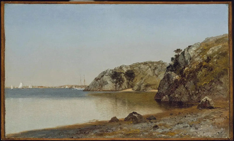 Fjäll i Newport, Rhode Island - John Frederick Kensett