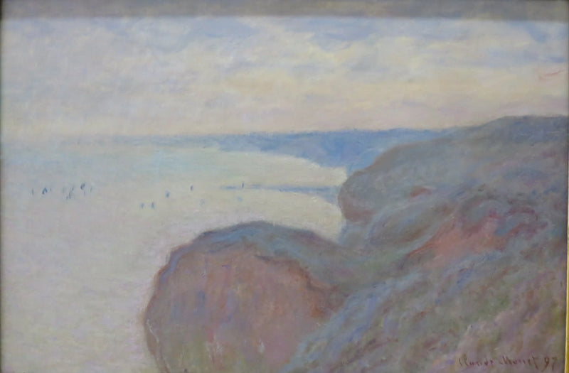 Klippor nära Dieppe - Claude Monet