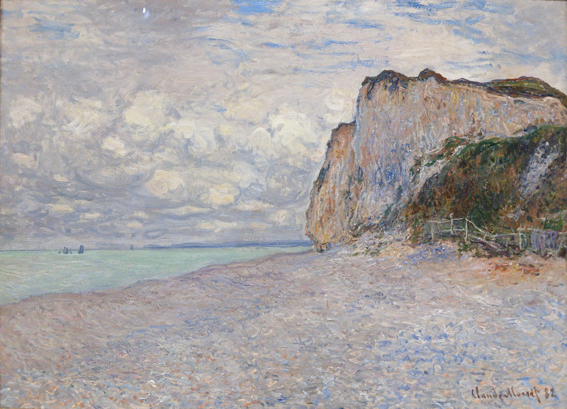Klippor nära Dieppe W719 - Claude Monet