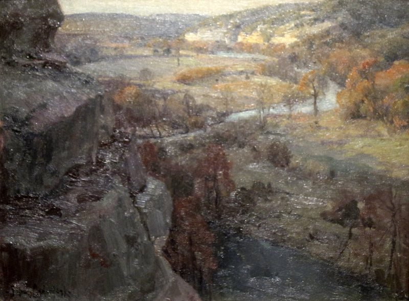 Fjällklippor vid Guadalupe-floden, 27 kilometer ovanför Kerrville, Texas - Julian Onderdonk
