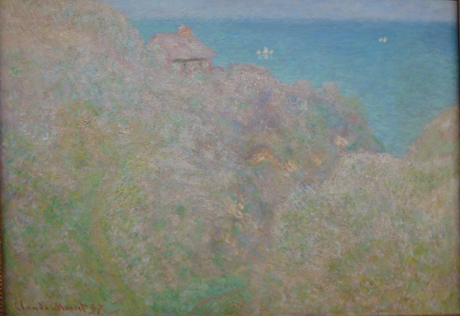 Klipporna vid Varengeville - Claude Monet