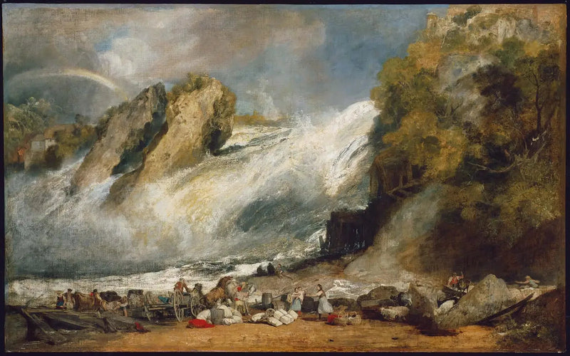 Fallet av Rhen vid Schaffhausen - J. M. W. Turner
