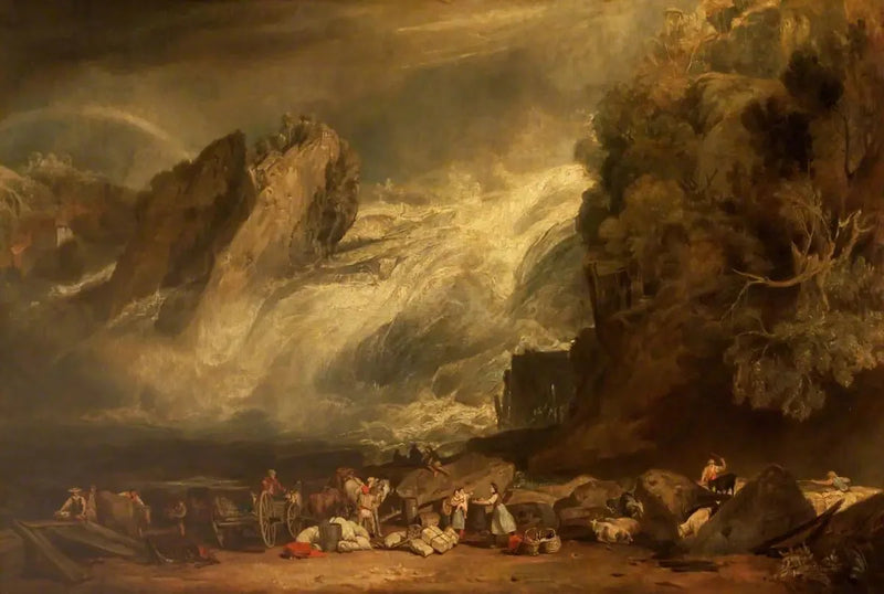 Fall av Rhen vid Schaffhausen - J. M. W. Turner