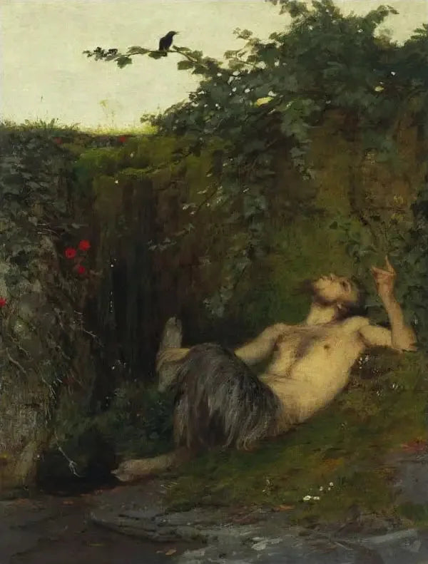 Faune och star - Arnold Böcklin