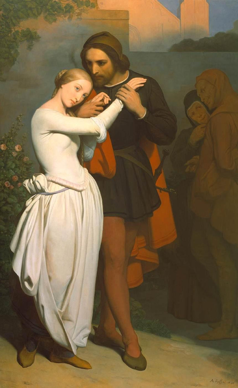 Faust och Margareta (Förförelsen) - Ary Scheffer