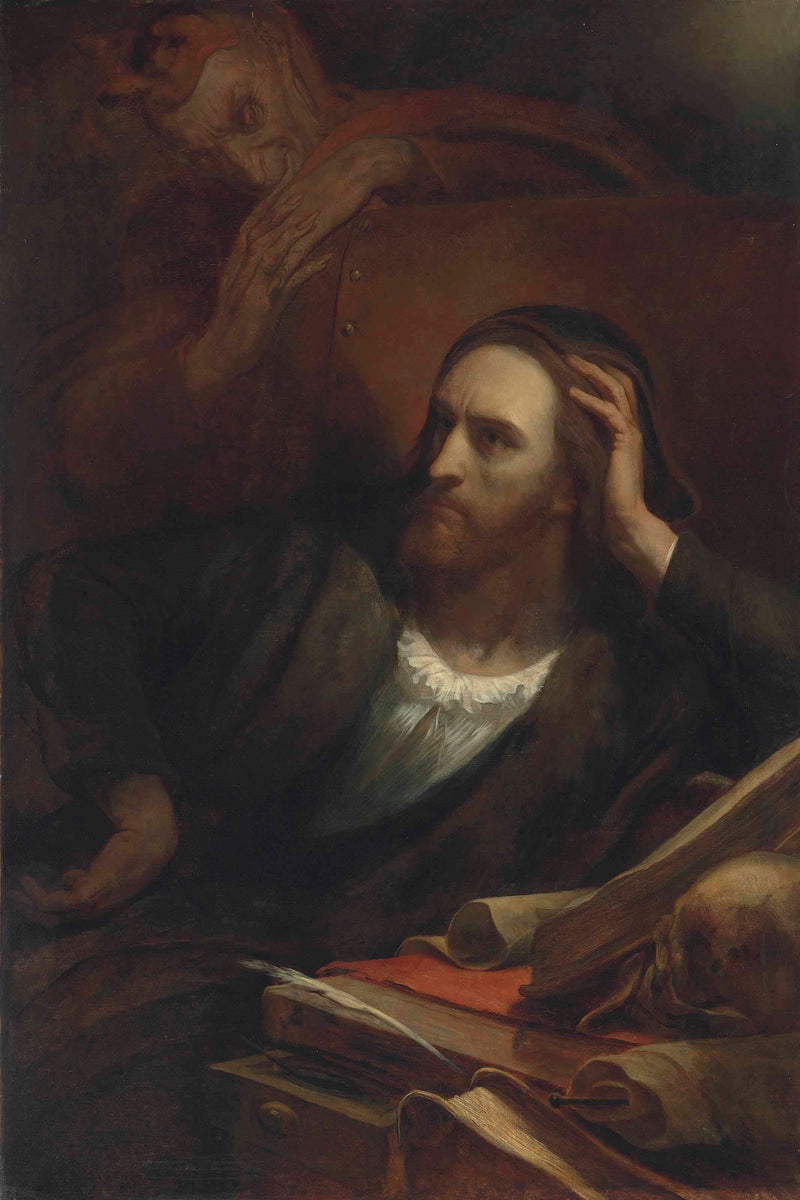 Faust och Méphistophélès - Ary Scheffer