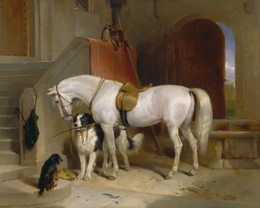 Favoriter, ägs av H.R.H. prins George av Cambridge - Edwin Henry Landseer
