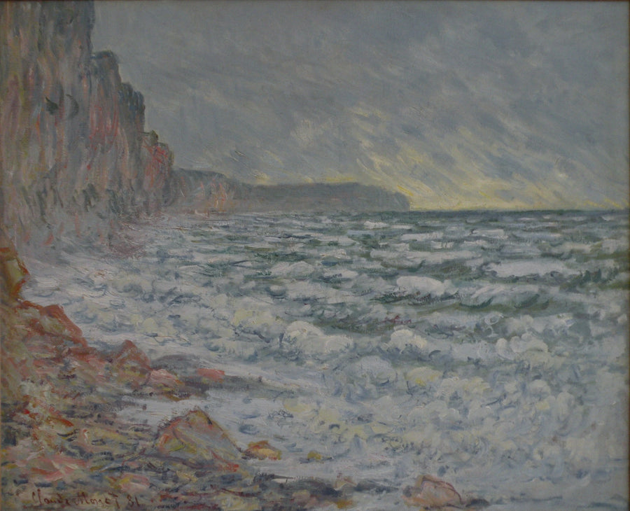 Fécamp, havskust - Claude Monet