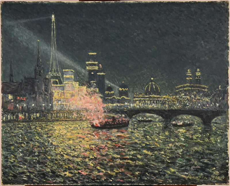 Nattlig magi: världsutställningen 1900, Paris - Maxime Maufra