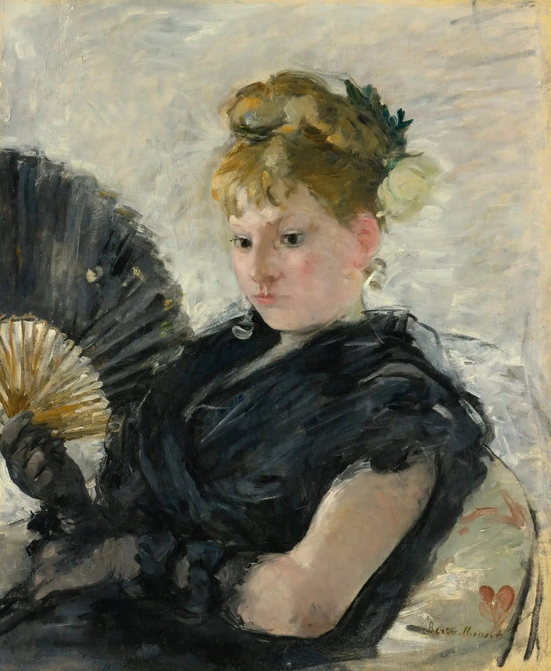 Kvinna med fläkt - Berthe Morisot