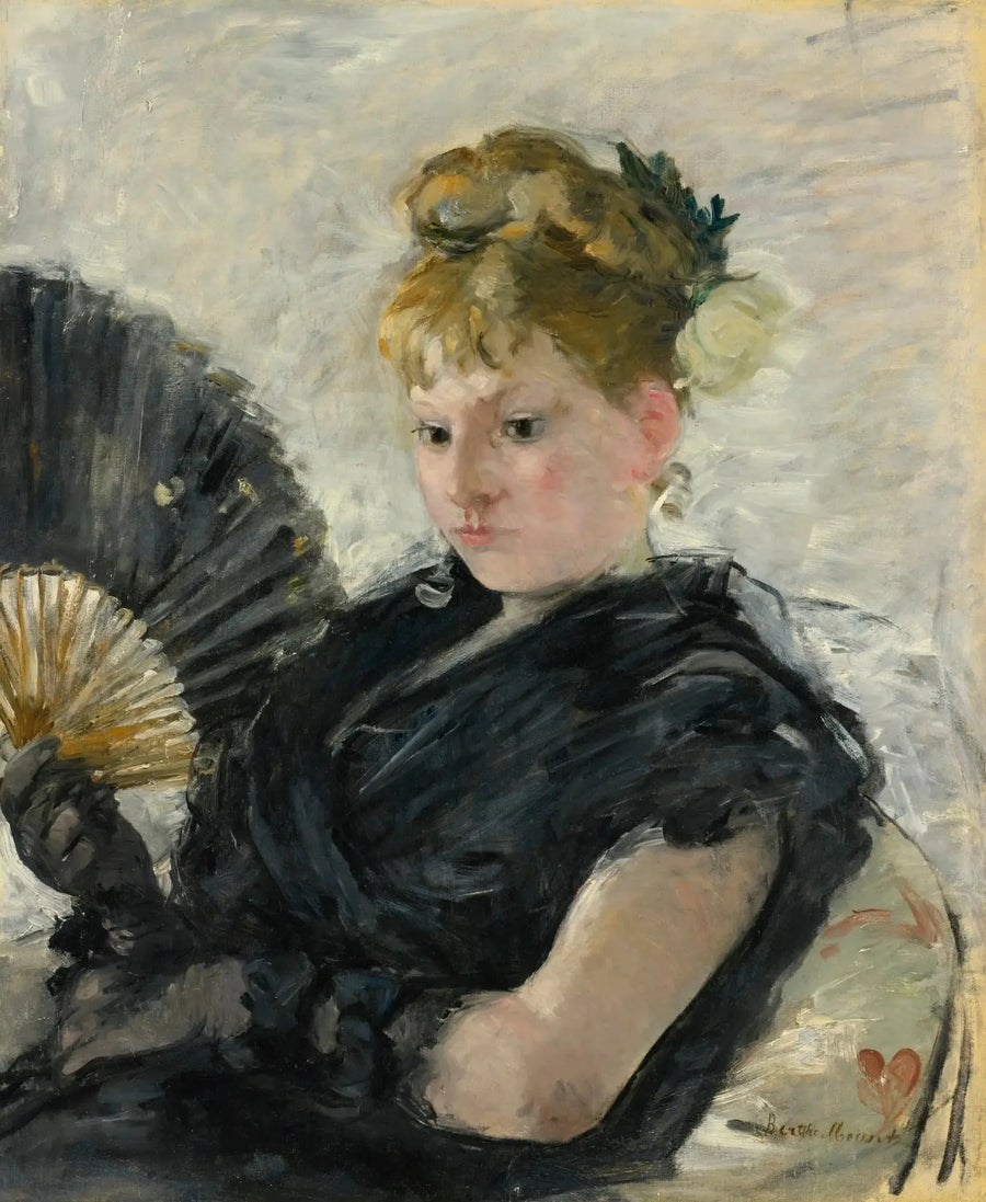 Kvinna med fläkt - Berthe Morisot