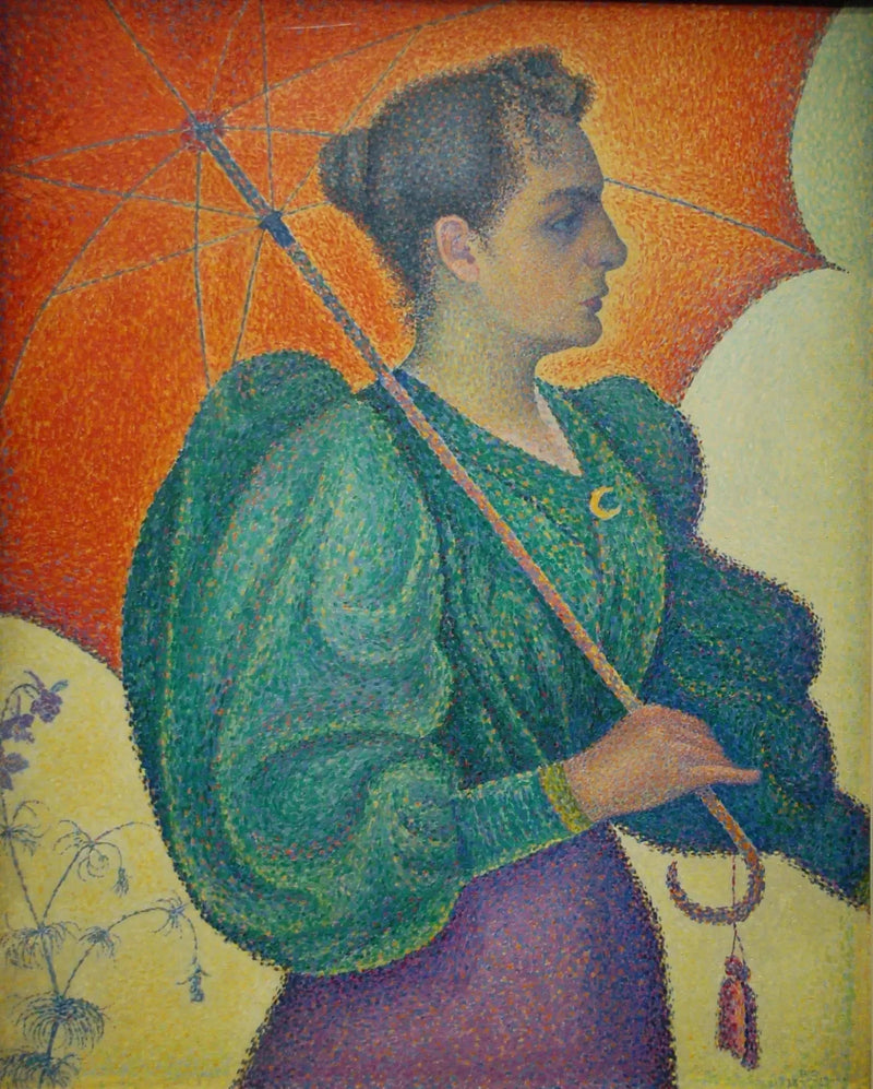 Kvinna med parasoll - Paul Signac