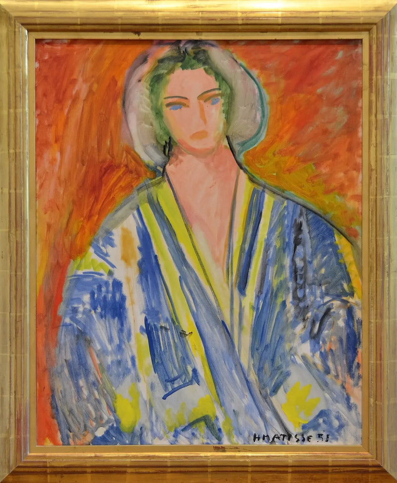 Kvinna i blå gandoura - Henri Matisse