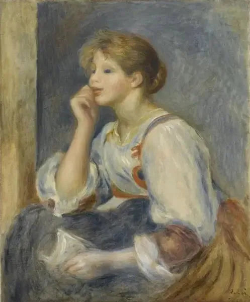 Kvinna med brevet - Pierre-Auguste Renoir