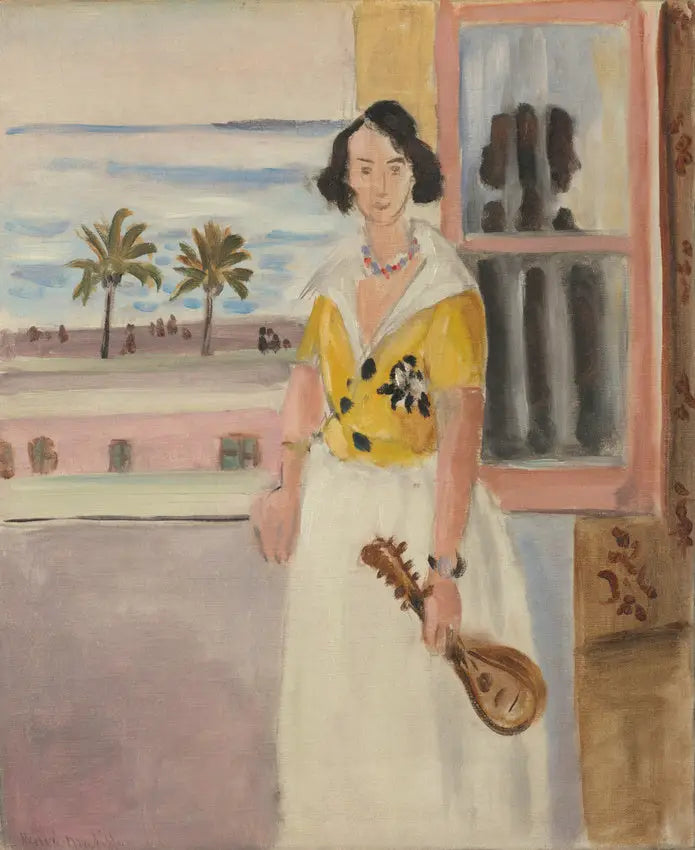 Kvinna med mandolin - Henri Matisse