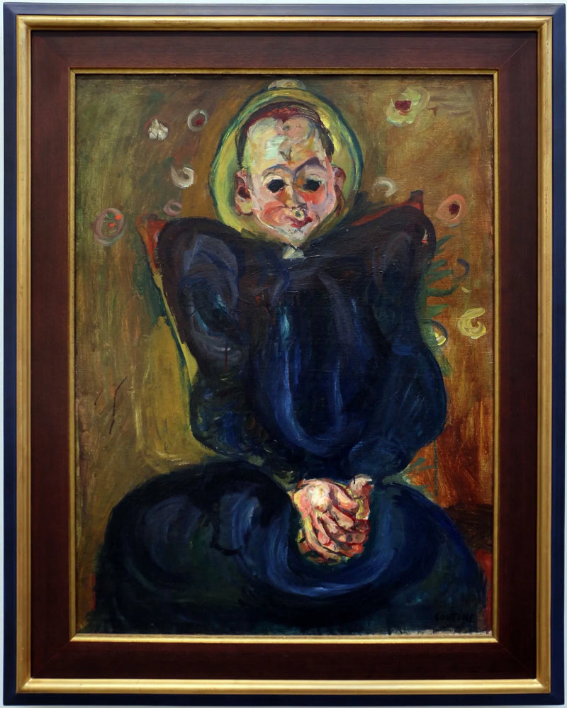 Kvinna i blå klänning - Chaim Soutine