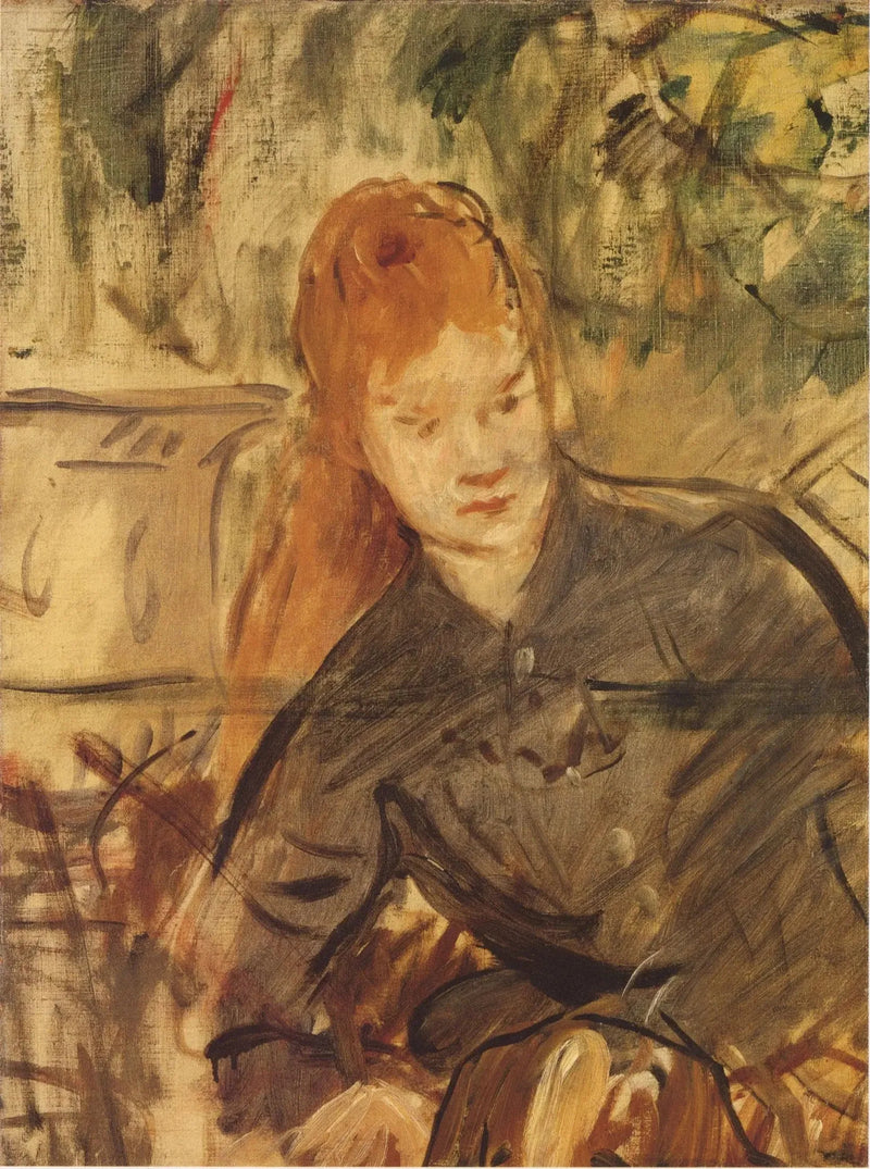 Kvinna i halvfigur - Édouard Manet