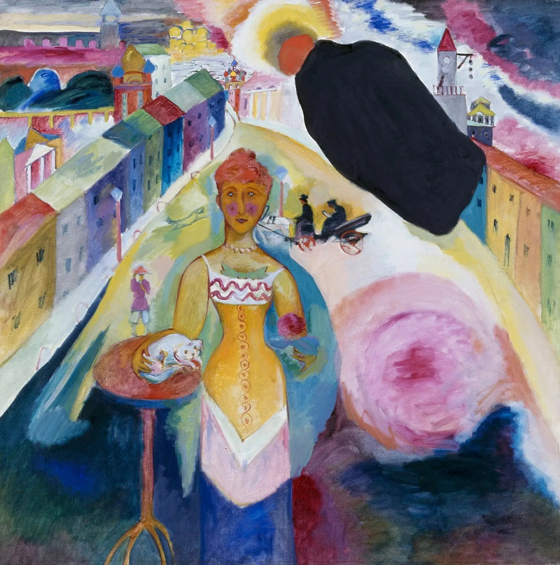 Kvinna i Moskva - Vassily Kandinsky