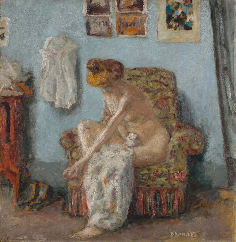 Kvinna vid sin toalett - Pierre Bonnard