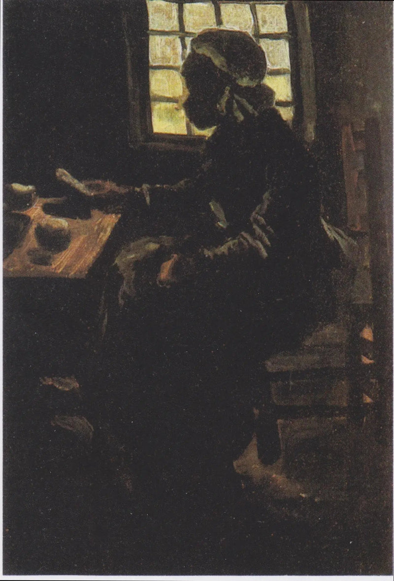 Kvinna vid bordet - Vincent van Gogh