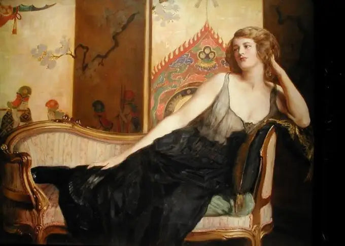 Kvinna liggande - John Collier