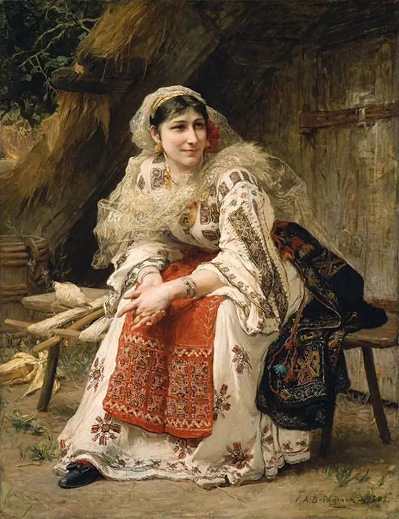 Armensk kvinna. - Frederick Arthur Bridgman