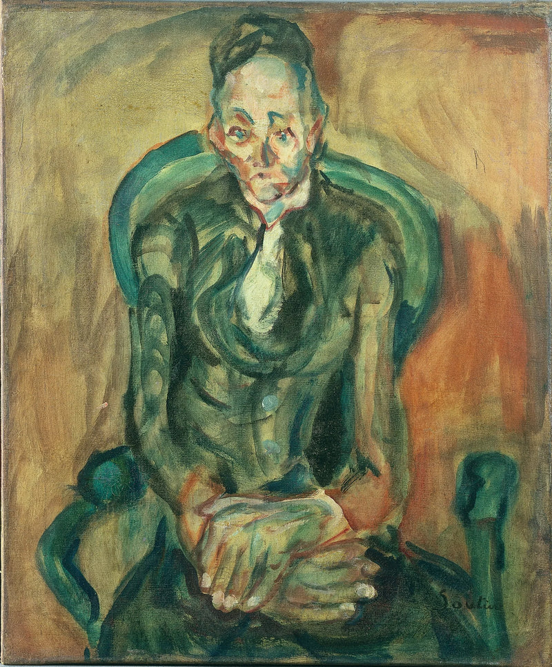 Kvinna sittande - Chaim Soutine