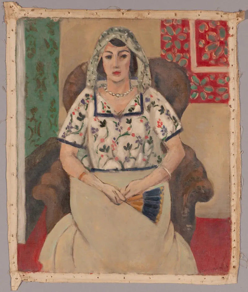 Kvinna som sitter i en fåtölj - Henri Matisse