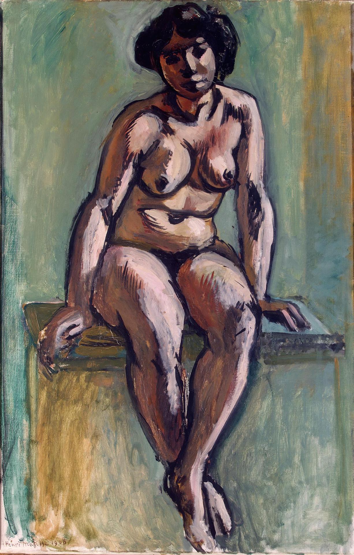 Reproduction du tableau « Femme assise - Henri Matisse » par Alpha Reproduction en peinture à l’huile