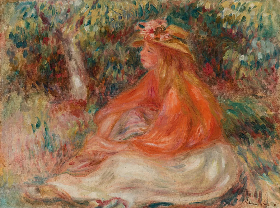 Sittande kvinna (Sealed Woman) - Pierre-Auguste Renoir