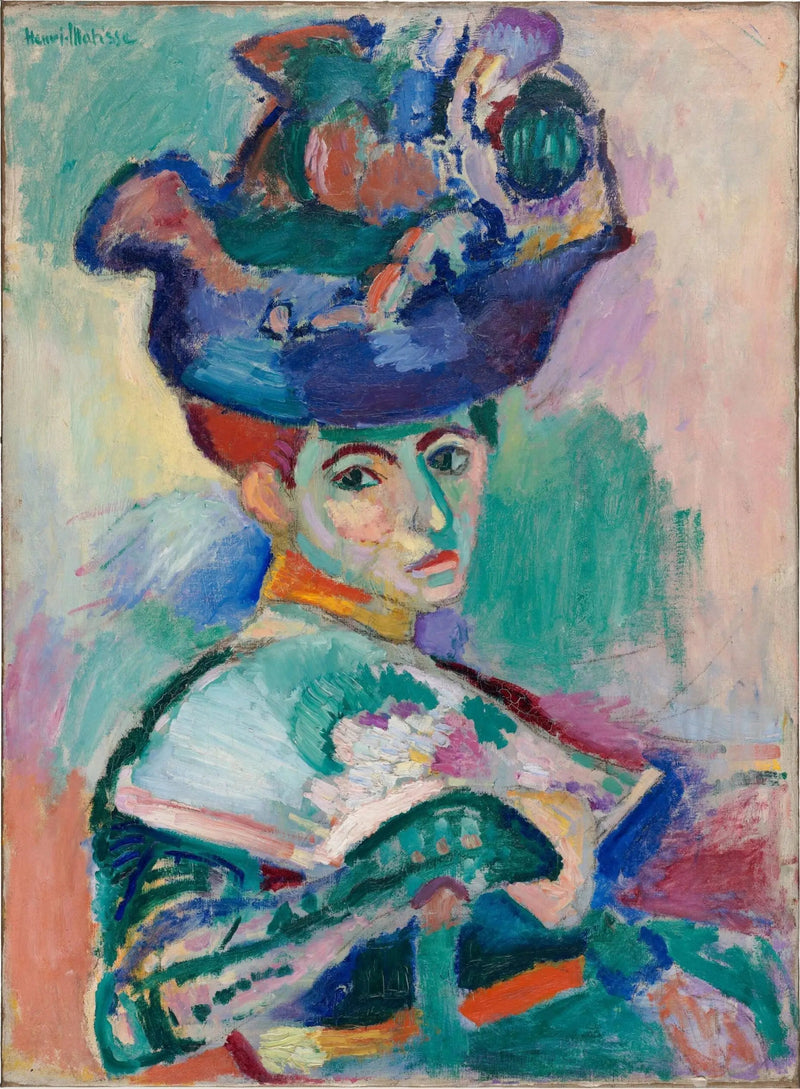 Kvinna med hatt - Henri Matisse