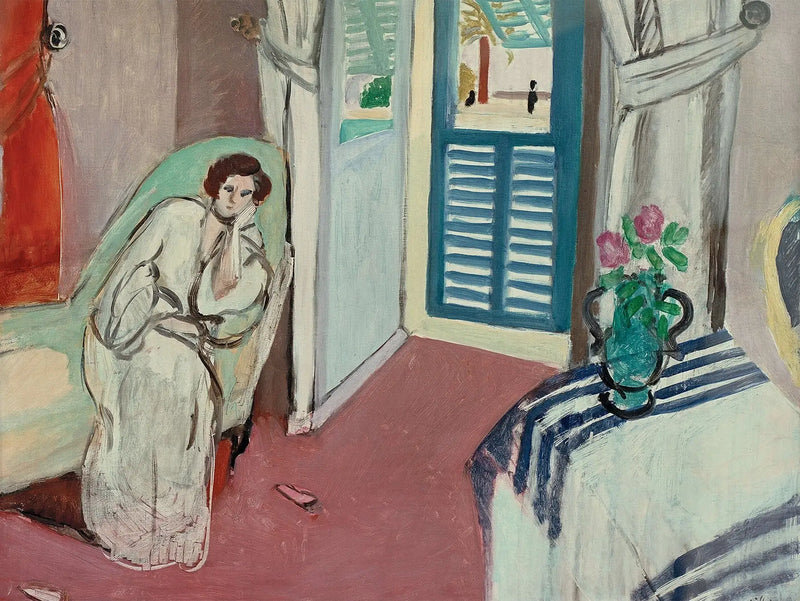 Kvinna vid divanen - Henri Matisse