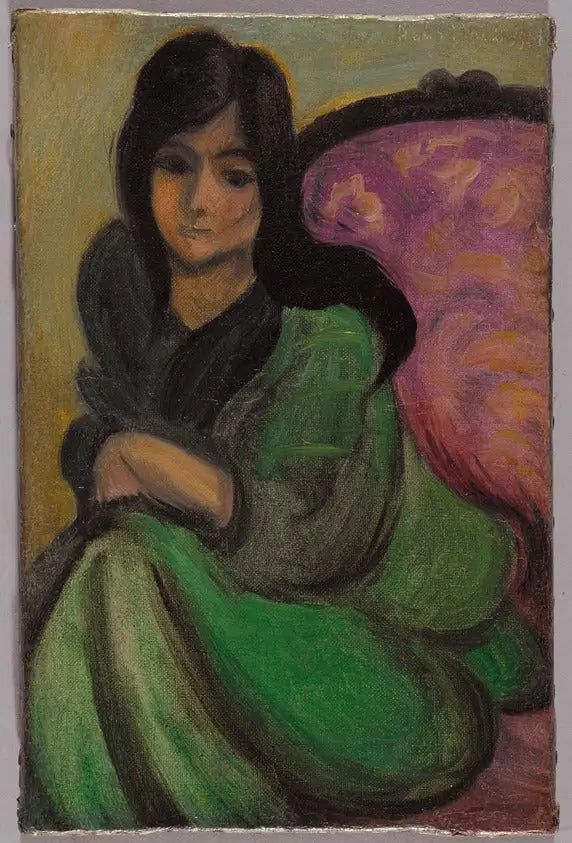 Kvinna i fåtölj - Henri Matisse