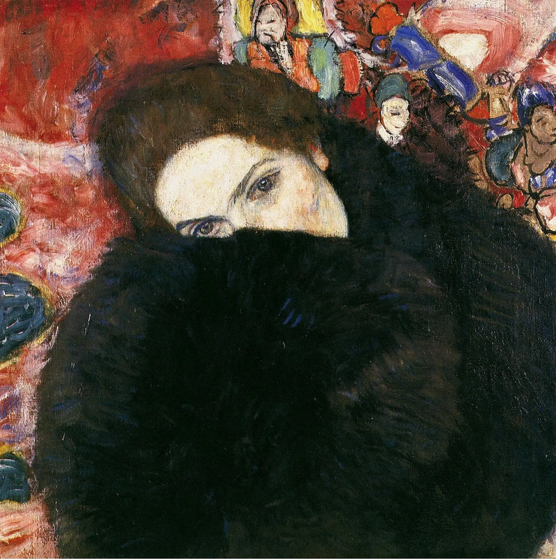Kvinna med muff - Gustav Klimt
