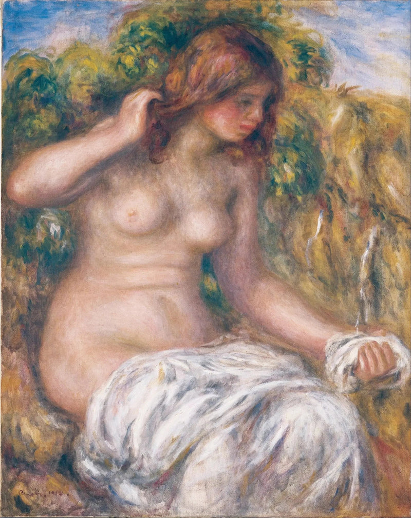 Kvinna på våren - Pierre-Auguste Renoir