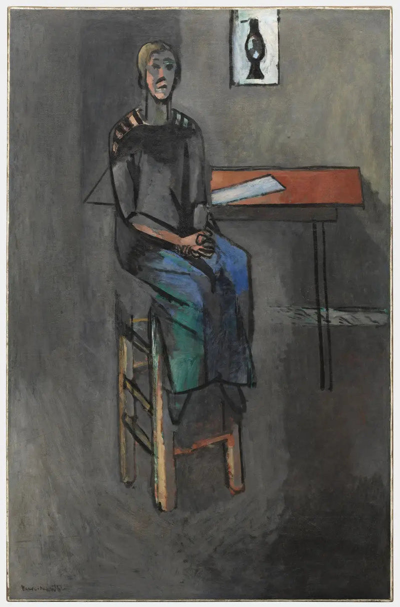Kvinna vid pallen - Henri Matisse