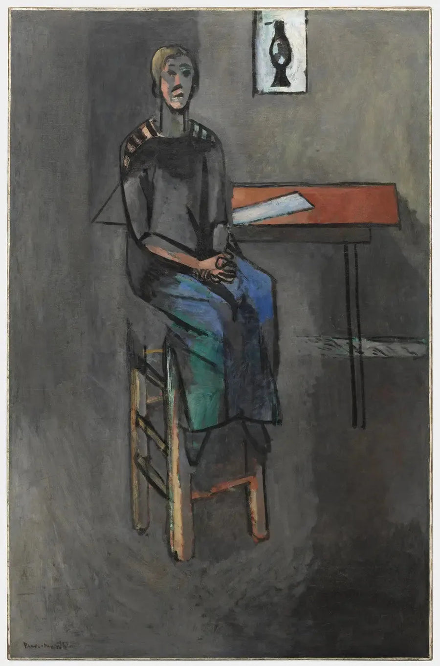 Kvinna vid pallen - Henri Matisse