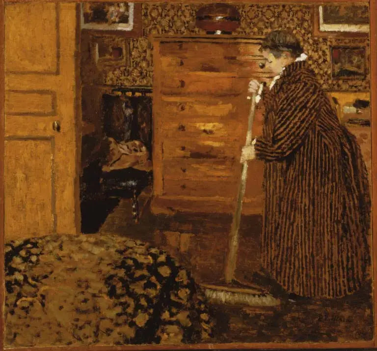 Kvinna som sopar - Édouard Vuillard