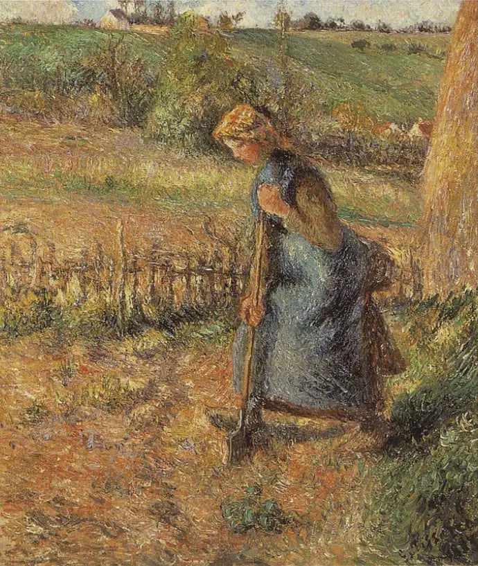 Sjungande kvinna - Camille Pissarro