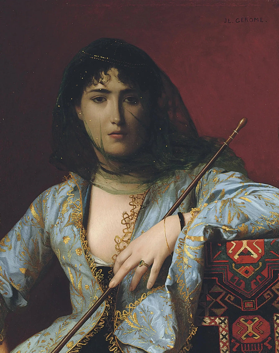Täckta cirkassiska kvinna - Jean-Léon Gérôme