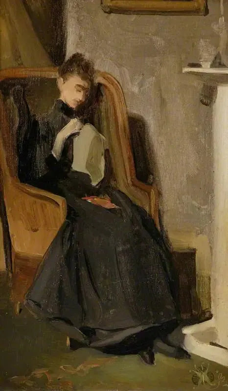Kvinna som syr - James Abbott McNeill Whistler