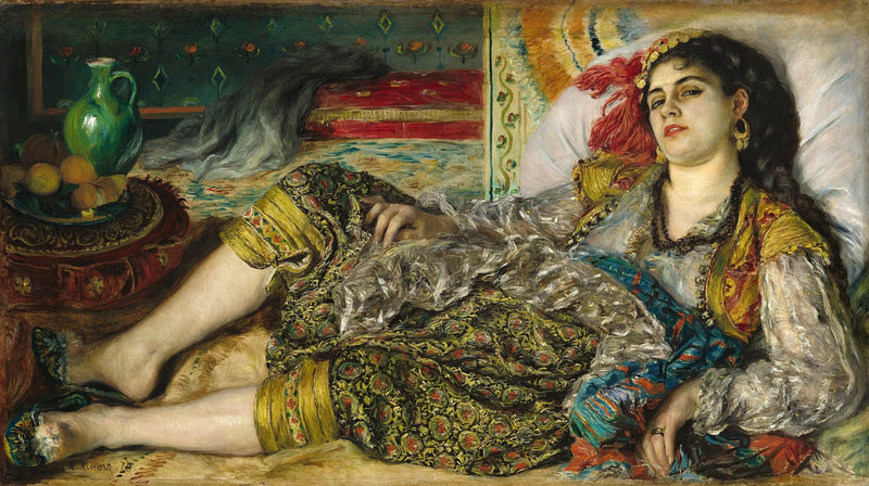 Algerisk kvinna - Pierre-Auguste Renoir