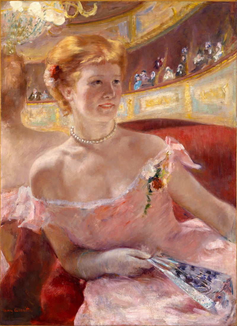Kvinna i en loge - Mary Cassatt