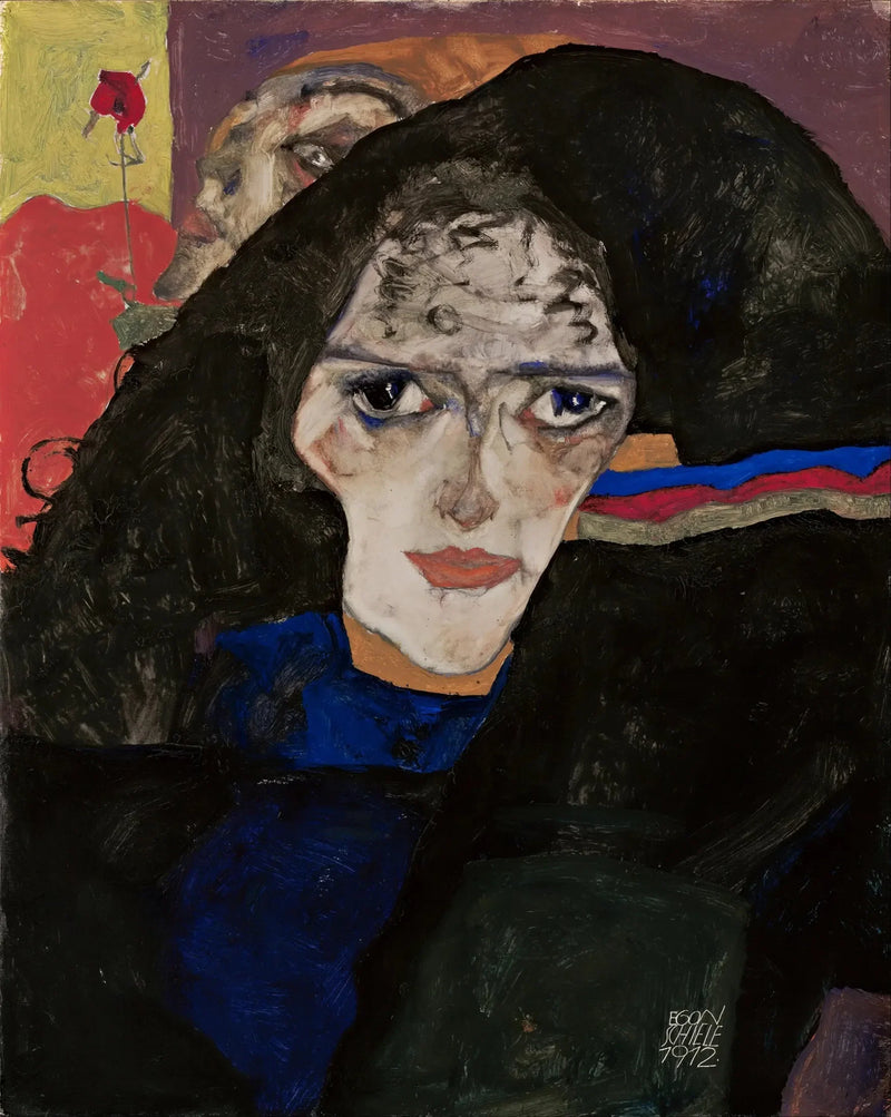 Kvinna i sorg - Egon Schiele