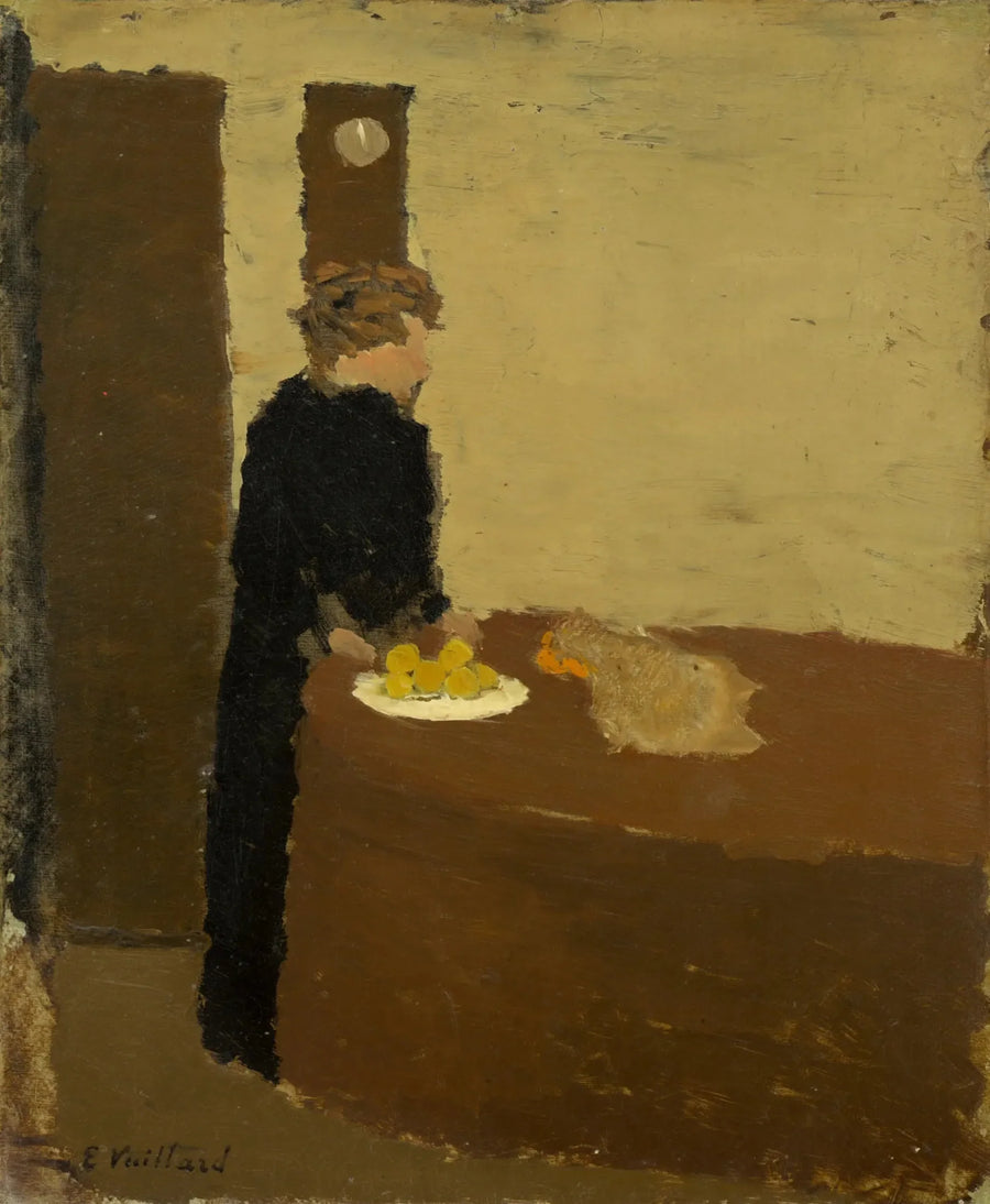 Kvinna i svart - Édouard Vuillard