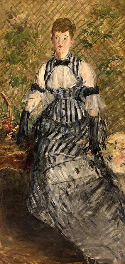 Kvinna i aftonklänning - Édouard Manet