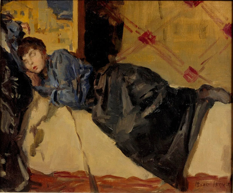 kvinnlig sovande - Isaac Israëls