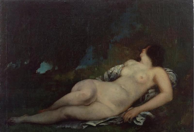 Förtrollande kvinna - Gustave Courbet