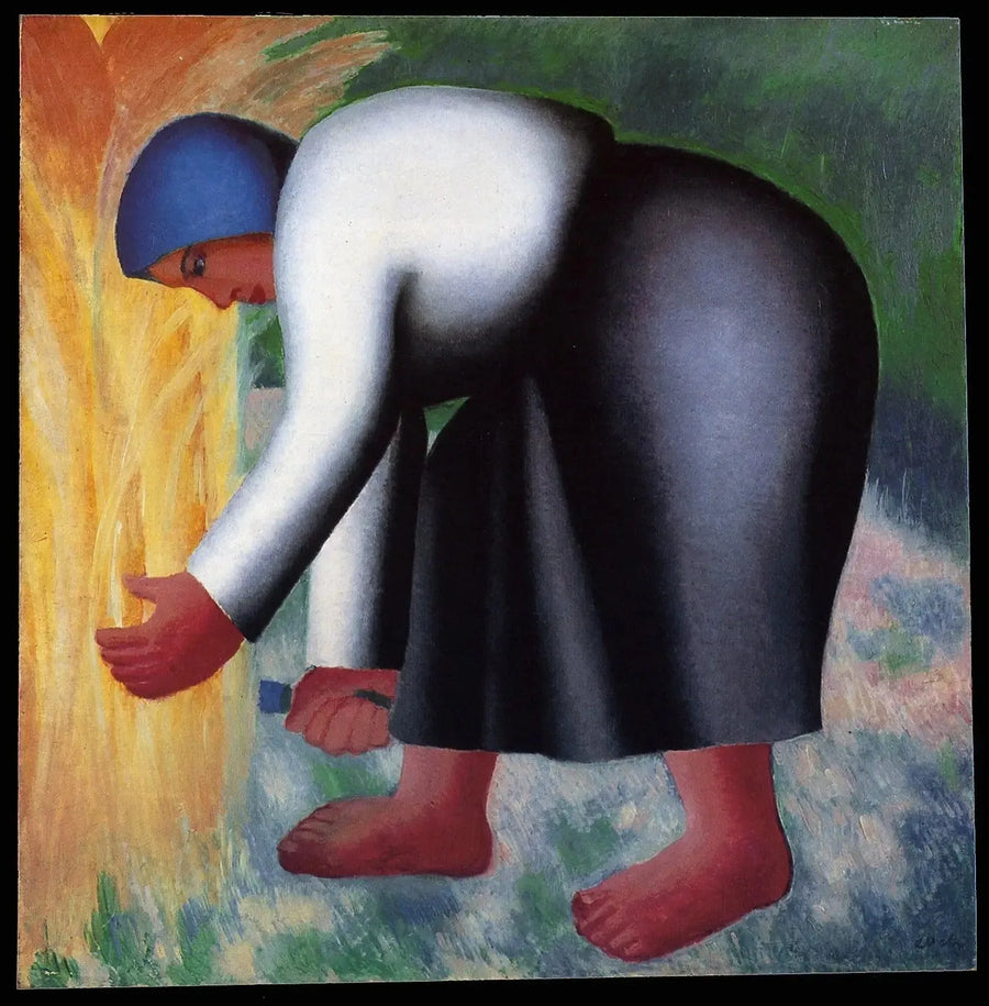 Kvinna Skördemaskin II - Kazimir Malevich